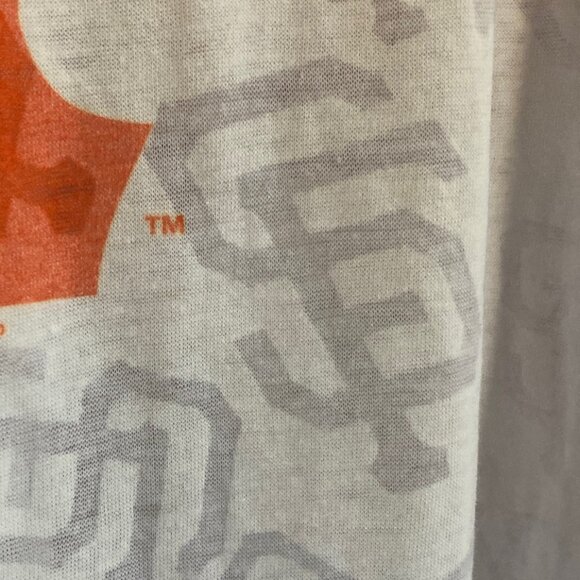 SF Giants Beach Cover Up Semi Sheer Dress - White with Orange Logo - Size Large - Picture 7 of 10